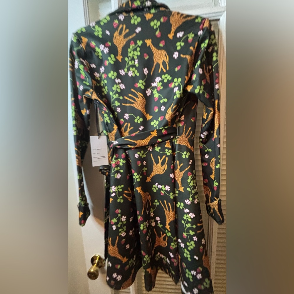 Unique Vintage Floral Wrap Dress - Picture 4 of 8